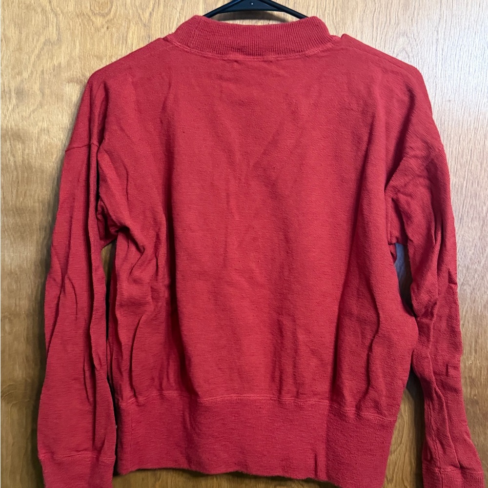 Madewell Vibrant Red Women's Turtleneck Sweater